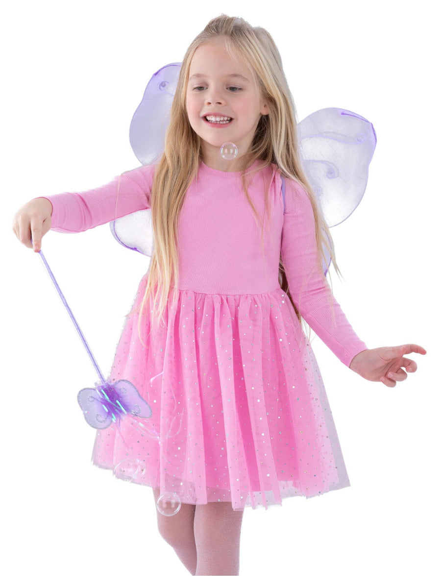 Butterfly Wings & Wand, Purple Wholesale