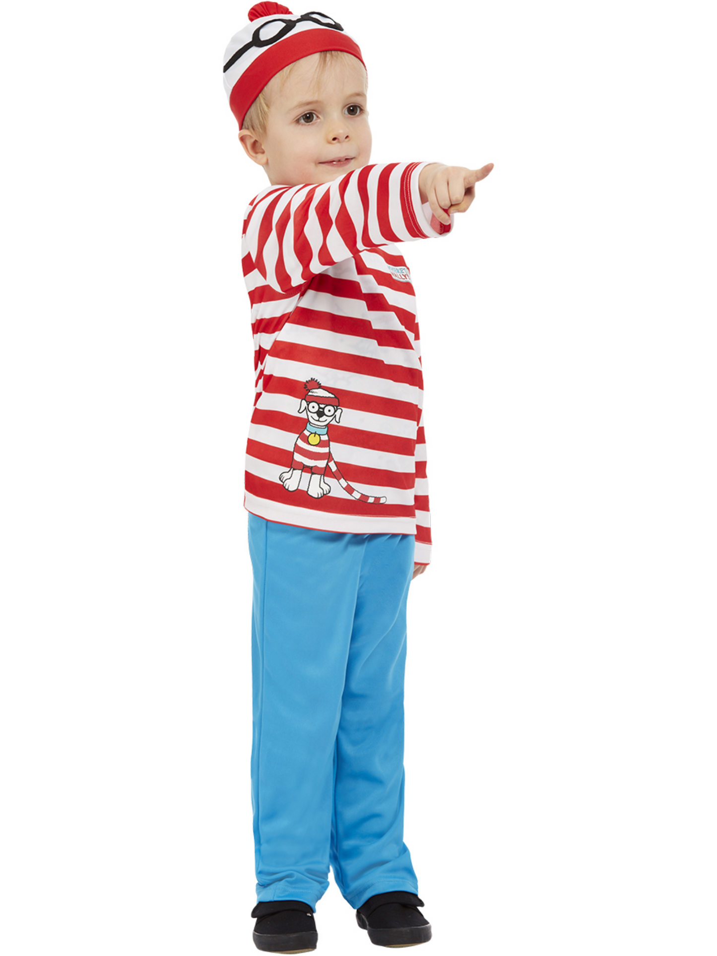 Wheres Wally Costume, Red & White  WHOLESALE