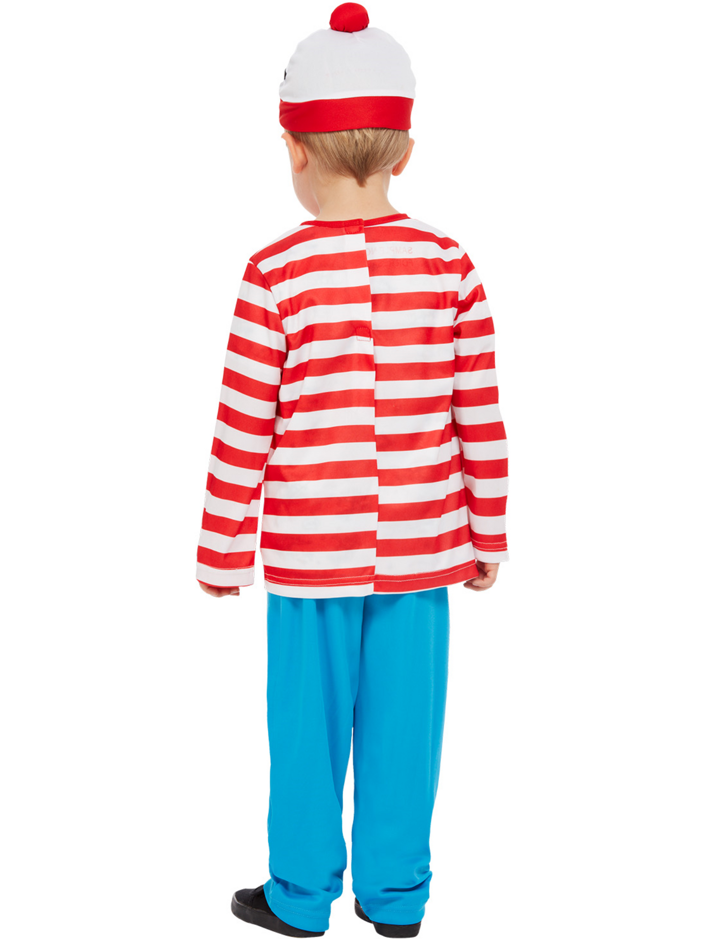 Wheres Wally Costume, Red & White  WHOLESALE