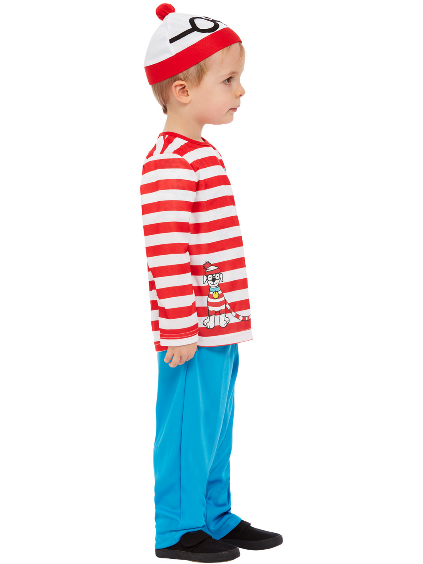 Wheres Wally Costume, Red & White  WHOLESALE