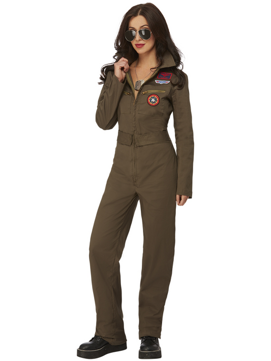 Top Gun Ladies Costume with Jumpsuit Wholesale