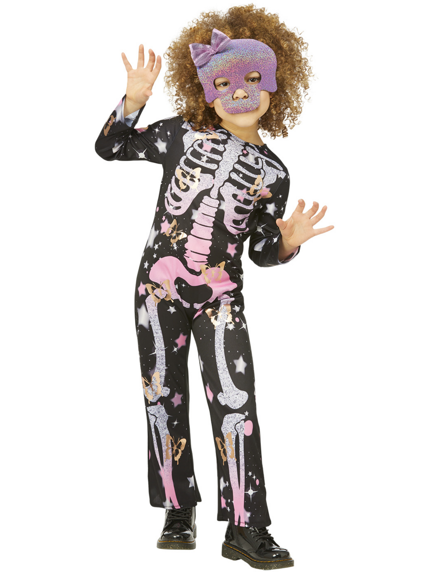 Skeleton Rose Gold Sparkle Costume Wholesale