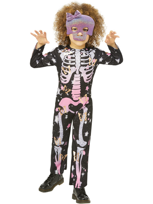 Skeleton Rose Gold Sparkle Costume Wholesale