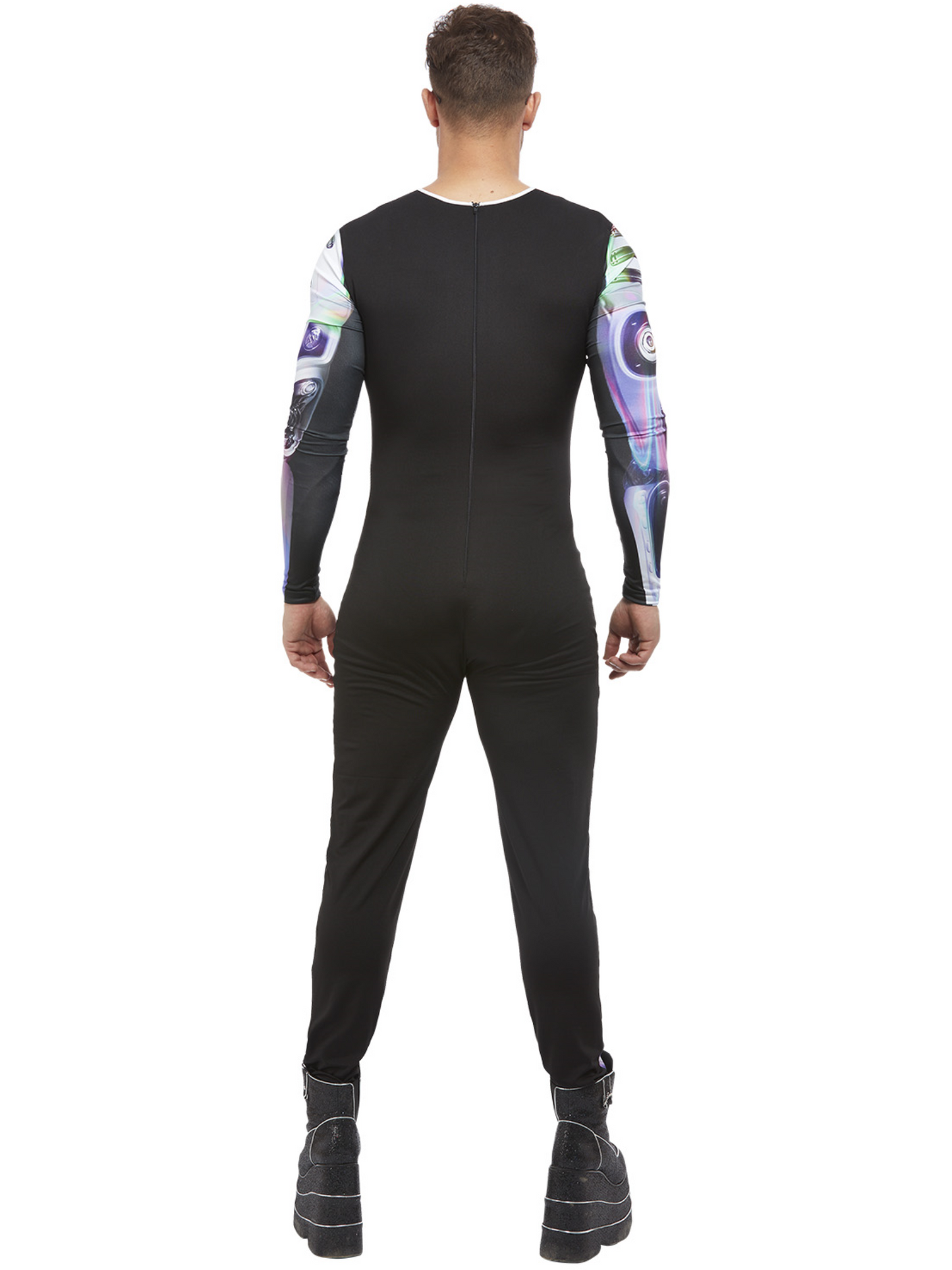 Cyber Space Alien Costume, Multi  WHOLESALE