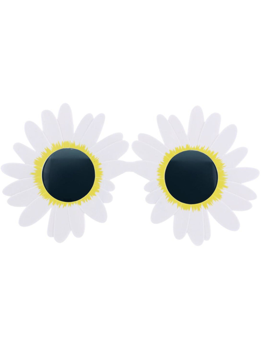 Daisy Hippie Specs, White Wholesale