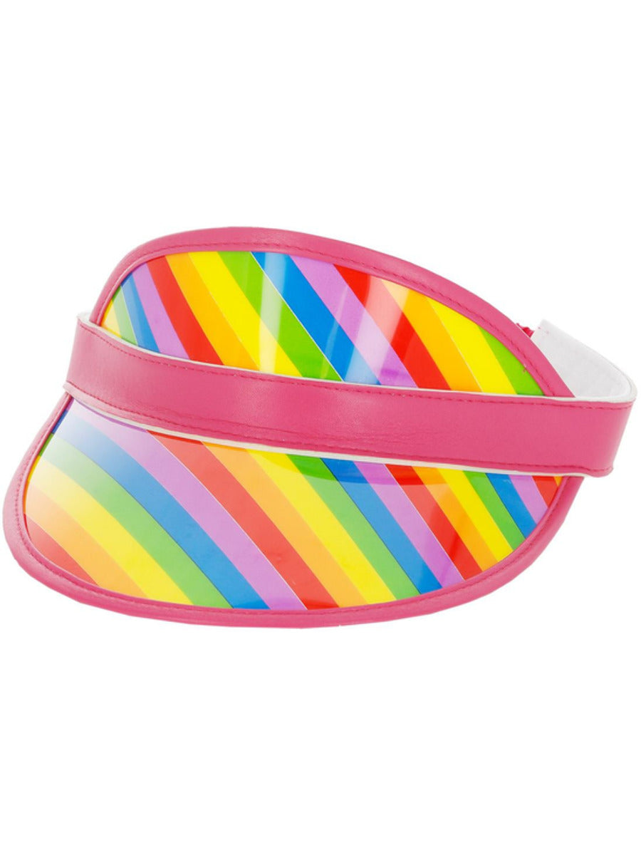 Transparent Visor, with Rainbow Wholesale