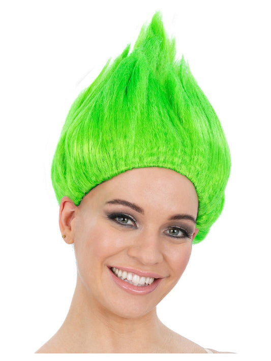 90s Troll Wig Green