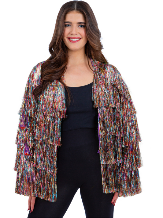 Fever Tinsel Festival Jacket, Rainbow Dreams Wholesale