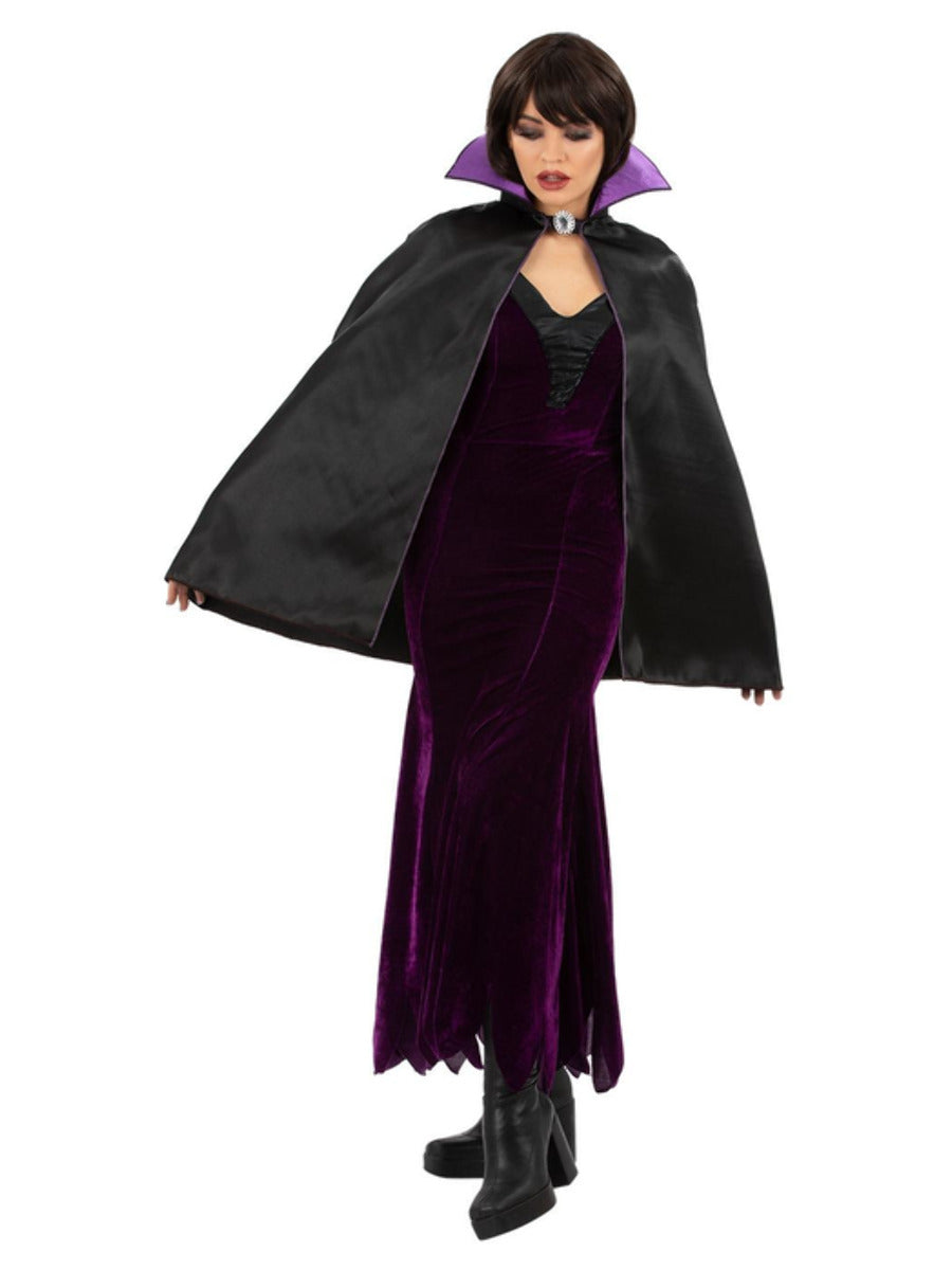 Dark Queen Cape with Collar Adult