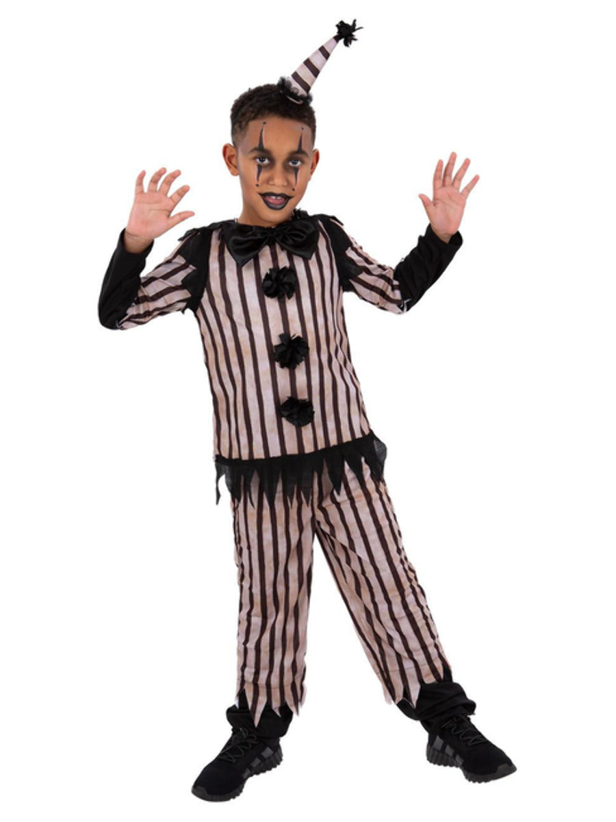 Dark Vintage Clown Costume Boys Alternative 1