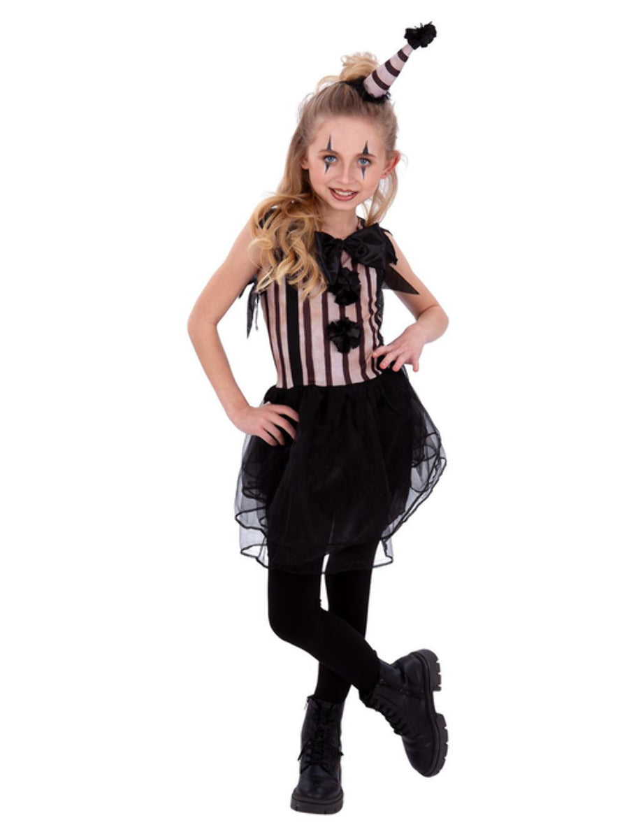 Dark Vintage Clown Costume Girls Alternative 1