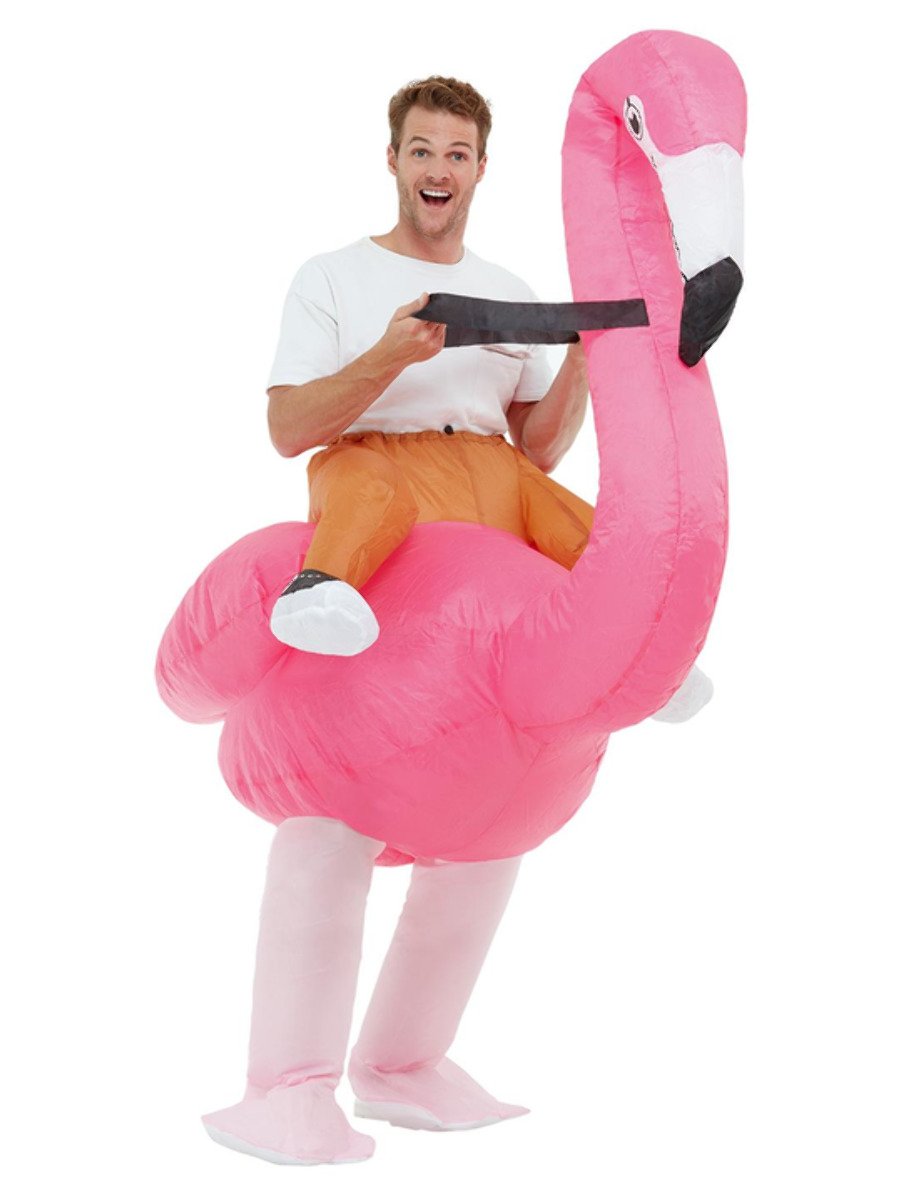 Inflatable Ride Em Flamingo Costume Wholesale