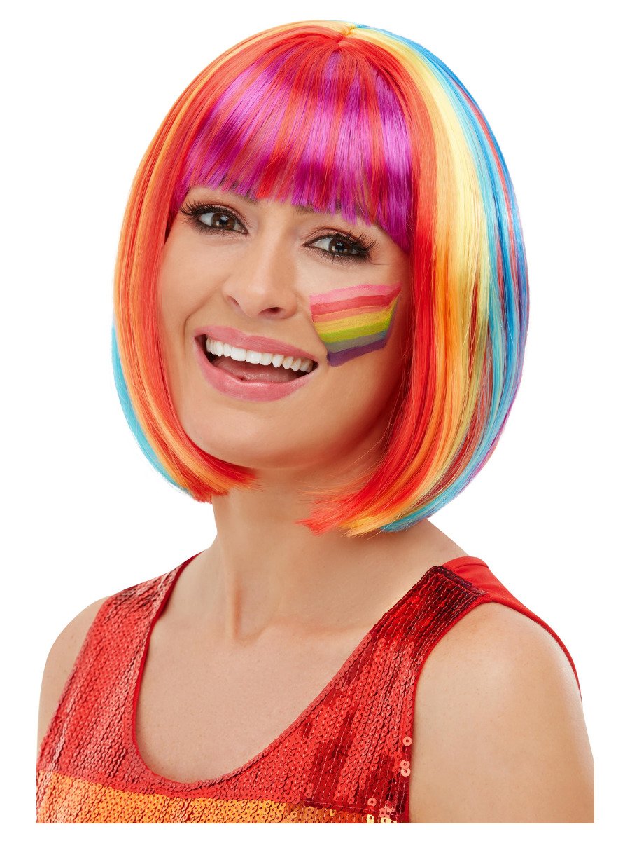 Rainbow Bob Wig Wholesale