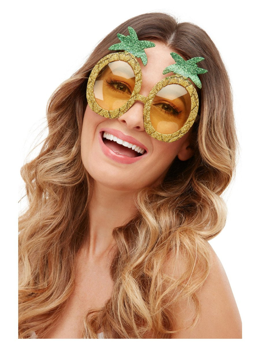 Tropical Pineapple Glitter Glasses Wholesale