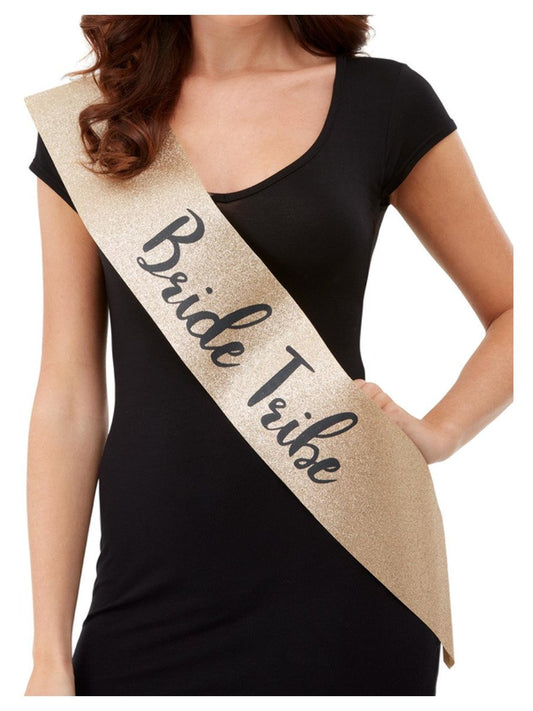 Deluxe Glitter Bride Tribe Sash Wholesale