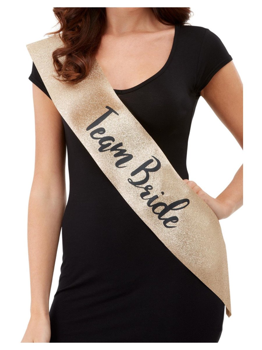 Deluxe Glitter Team Bride Sash Wholesale