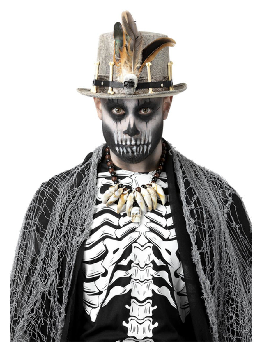 Voodoo Distressed Grey Top Hat Wholesale