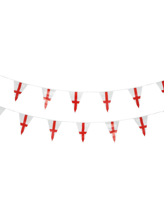 England Flag Triangle Bunting, Plastic Wholesale