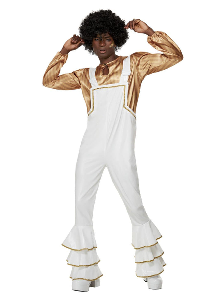 70s Glam Costume White WHOLESALE Alternative 1