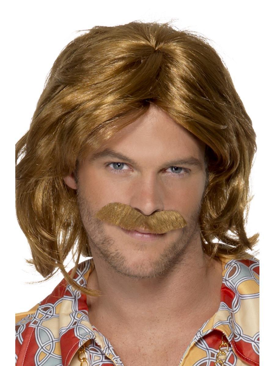 70s Super Trouper Wig & Moustache Wholesale