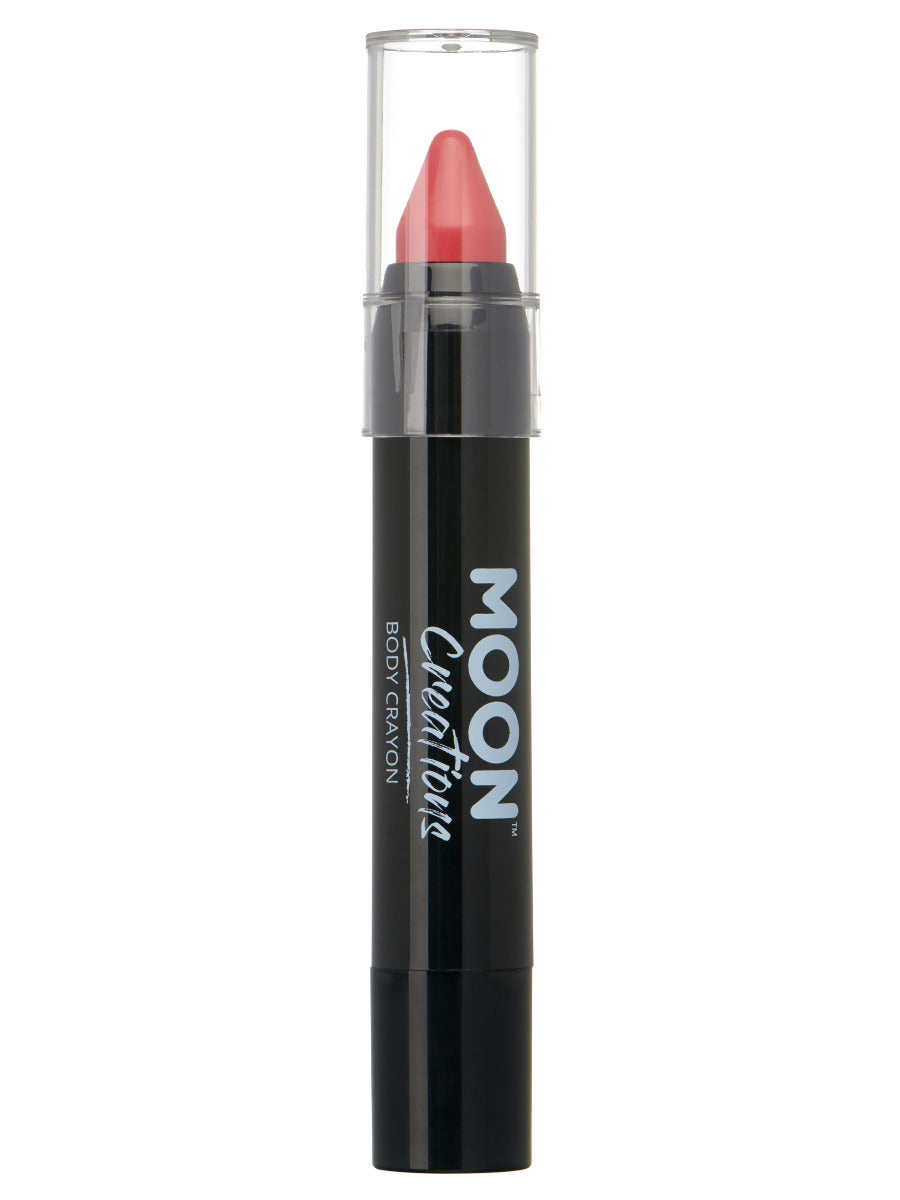 Moon Creations Body Crayons, Bright Pink, 3.2g Single