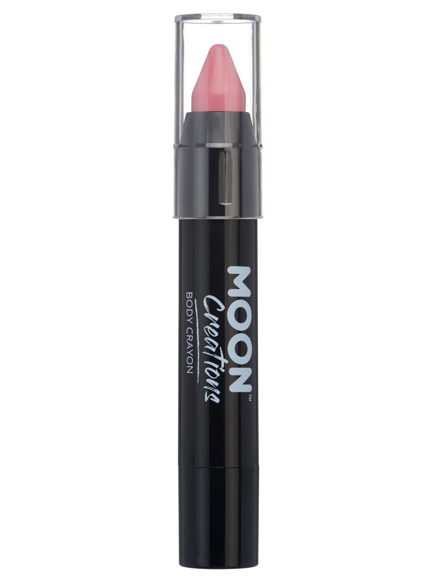 Moon Creations Body Crayons, Pink, 3.2g Single