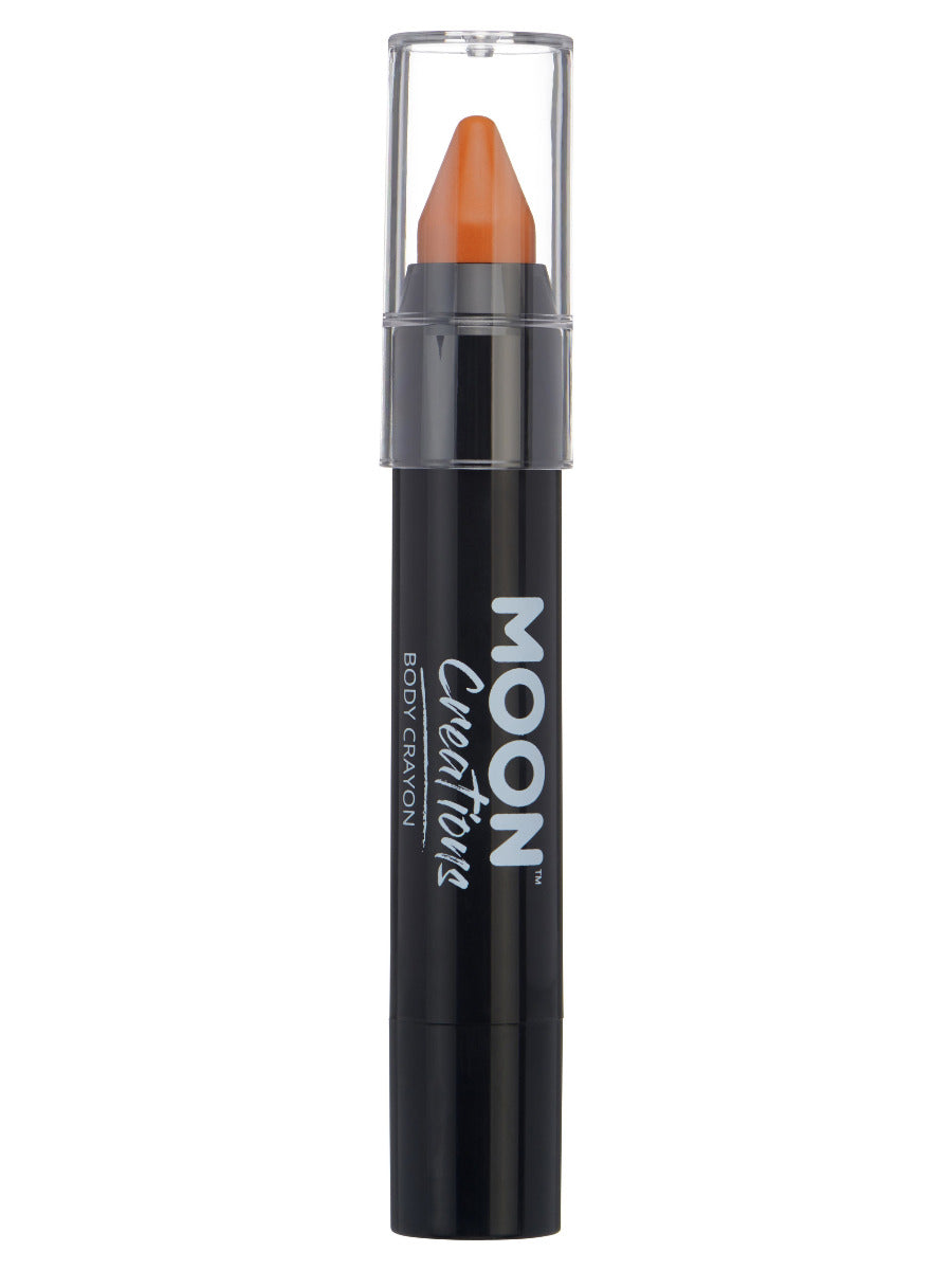 Moon Creations Body Crayons, Orange, 3.2g Single