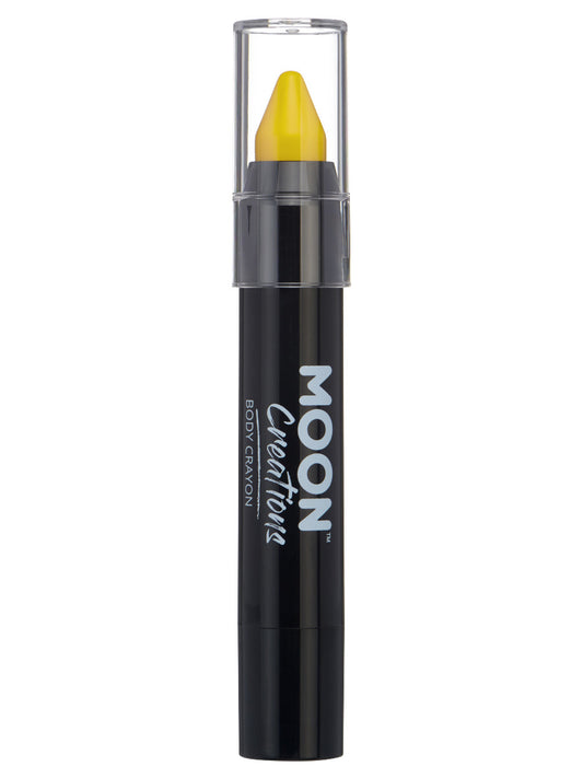 Moon Creations Body Crayons, Yellow, 3.2g Single