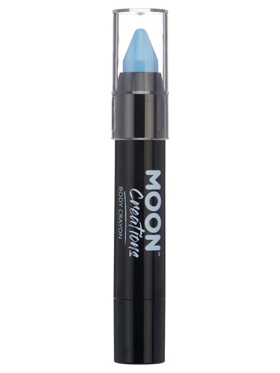 Moon Creations Body Crayons, Light Blue, 3.2g Single