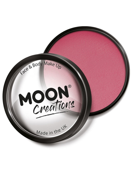 Moon Creations Pro Face Paint Cake Pot,Bright Pink, 36g Single