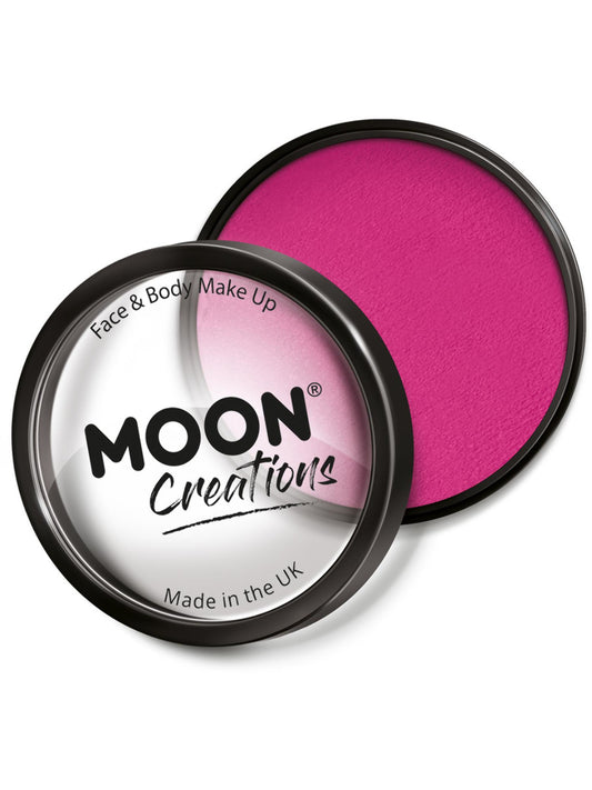 Moon Creations Pro Face Paint Cake Pot, Magenta, 36g Single