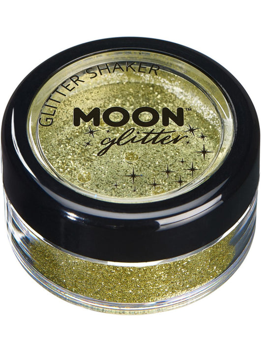 Moon Glitter Classic Fine Glitter Shakers, Gold, Single, 5g