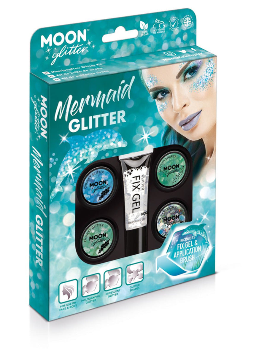 Moon Glitter Mermaid Glitter Kit, Assorted, Boxset