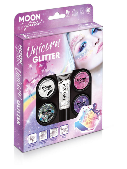 Moon Glitter Unicorn Glitter Kit, Assorted, Boxset