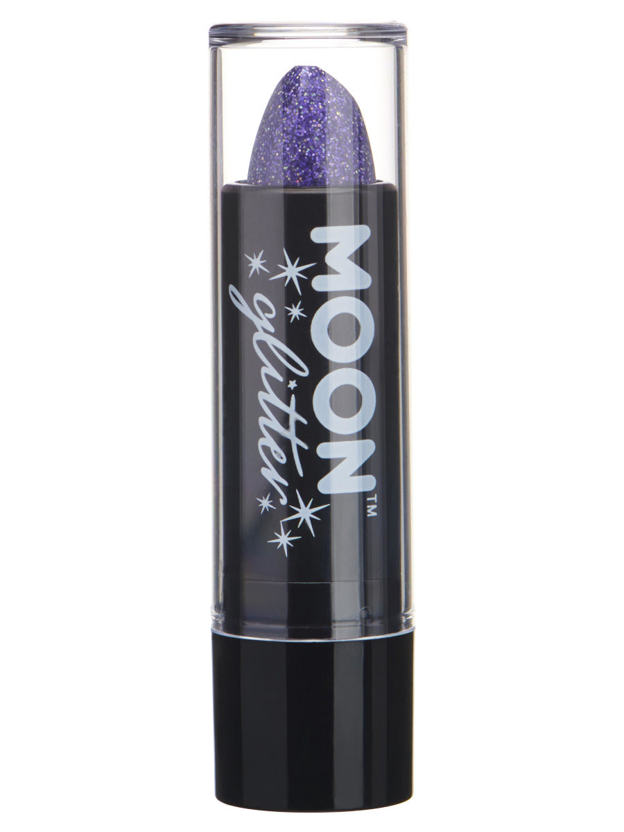 Moon Glitter Holographic Glitter Lipstick, Purple, Single, 4.2g