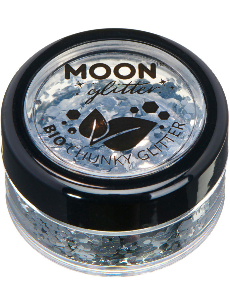 Moon Glitter Bio Chunky Glitter, Silver, Single, 3g