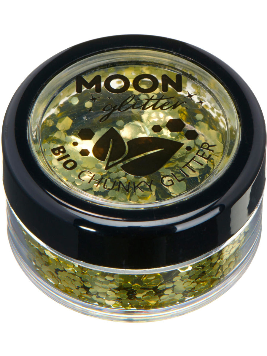 Moon Glitter Bio Chunky Glitter, Gold, Single, 3g