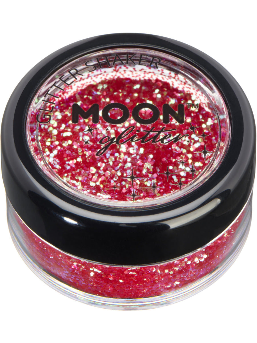 Moon Glitter iridescent Glitter Shakers, Cherry, Single, 5g