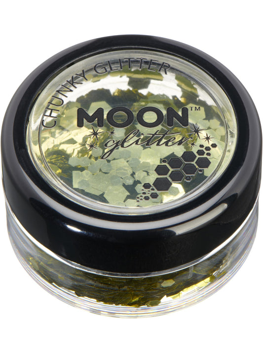 Moon Glitter Classic Chunky Glitter, Gold, Single, 3g