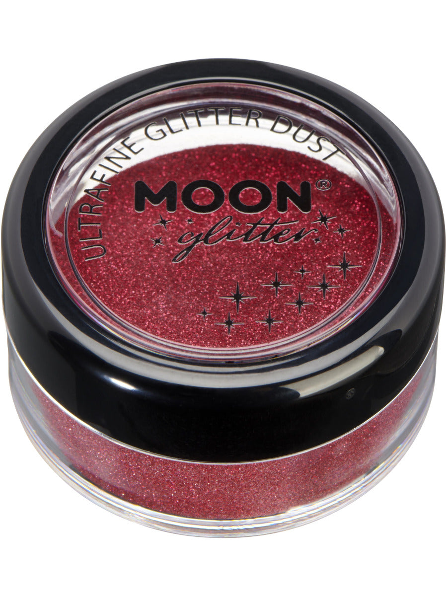 Moon Glitter Classic Ultrafine Glitter Dust, Red, Single, 5g