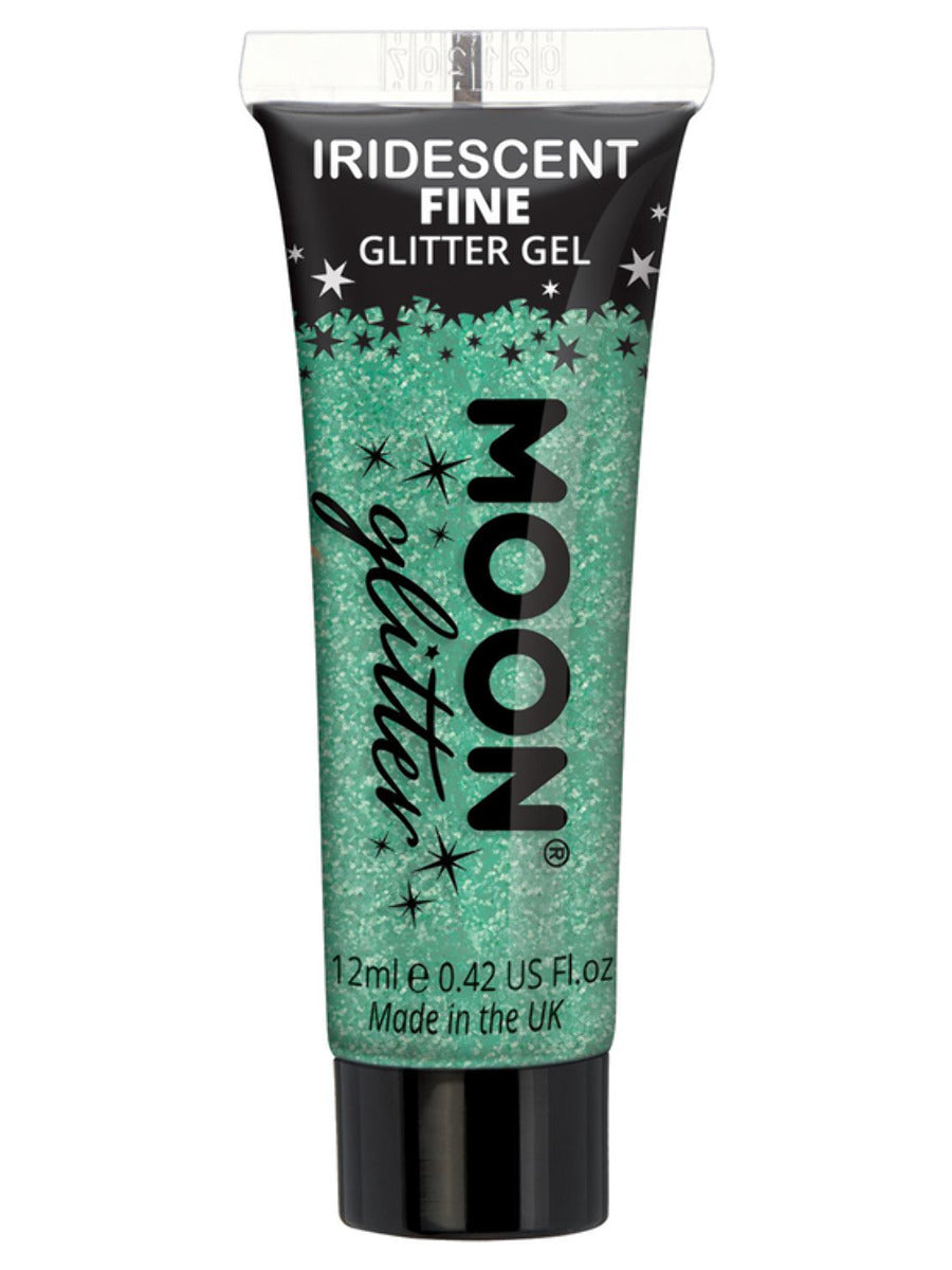 Moon Glitter Iridescent Glitter Gel, Green, Single, 12ml