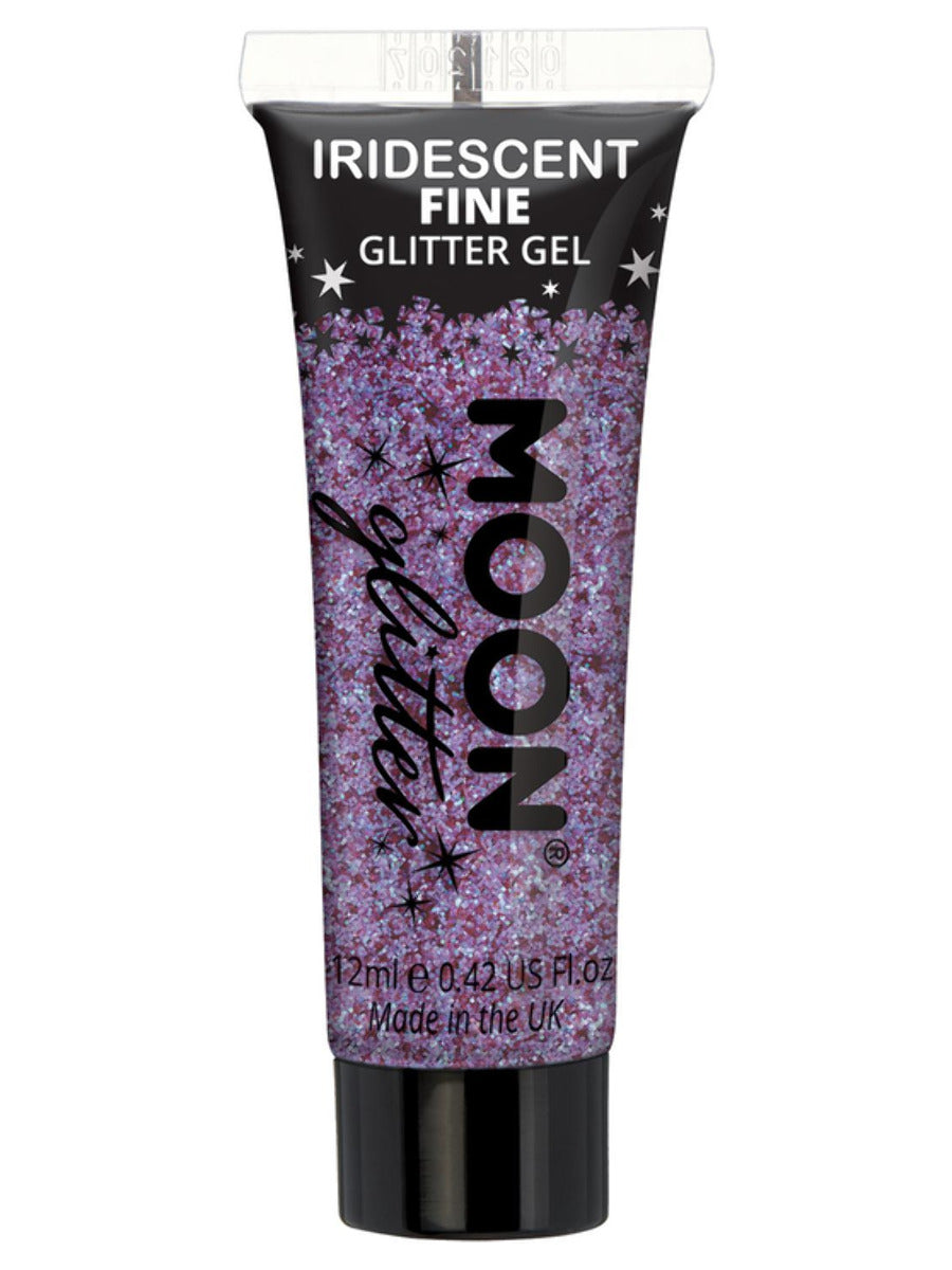 Moon Glitter Iridescent Glitter Gel, Purple, Single, 12ml