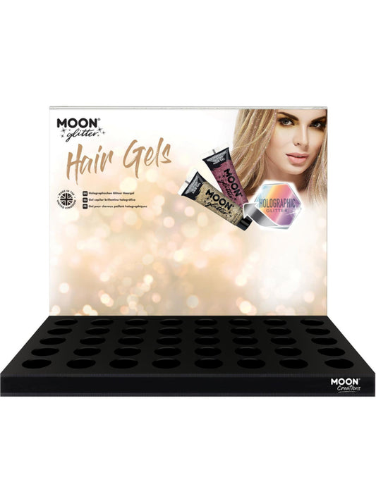 Moon Glitter Holographic Glitter Hair Gel, CDU (no stock)