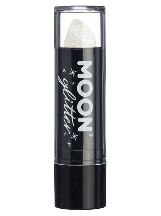 Moon Glitter Iridescent Glitter Lipstick, White, Single, 4.2g 