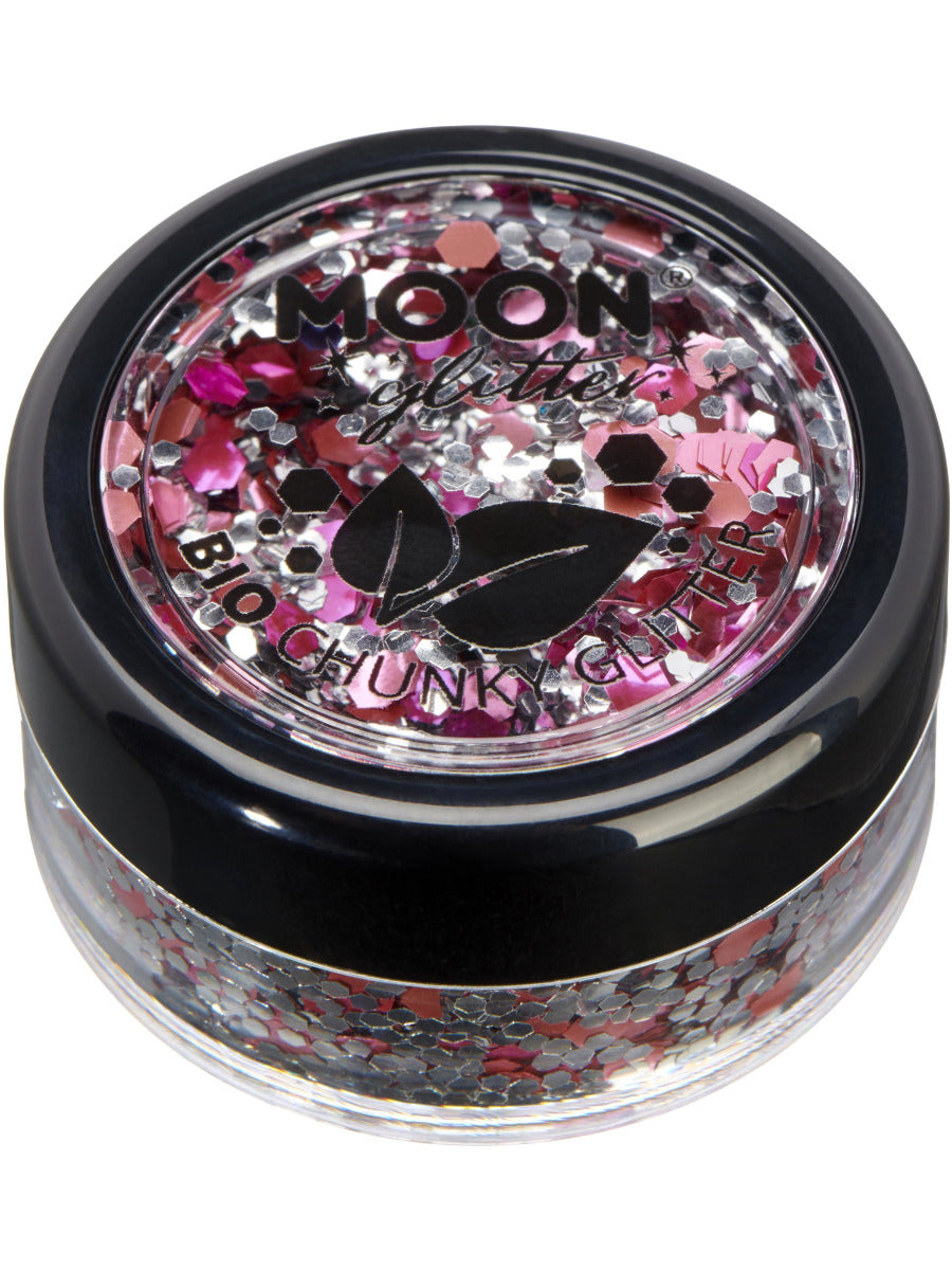 Moon Glitter Mystic Bio Chunky Glitter, Mixed Colours, Single, 3g, Blossom