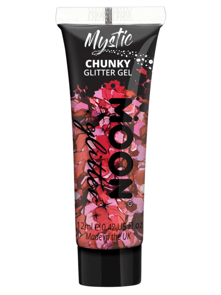 Moon Glitter Mystic Chunky Glitter Gel, Mixed Colours, Single, 12ml, Valentines