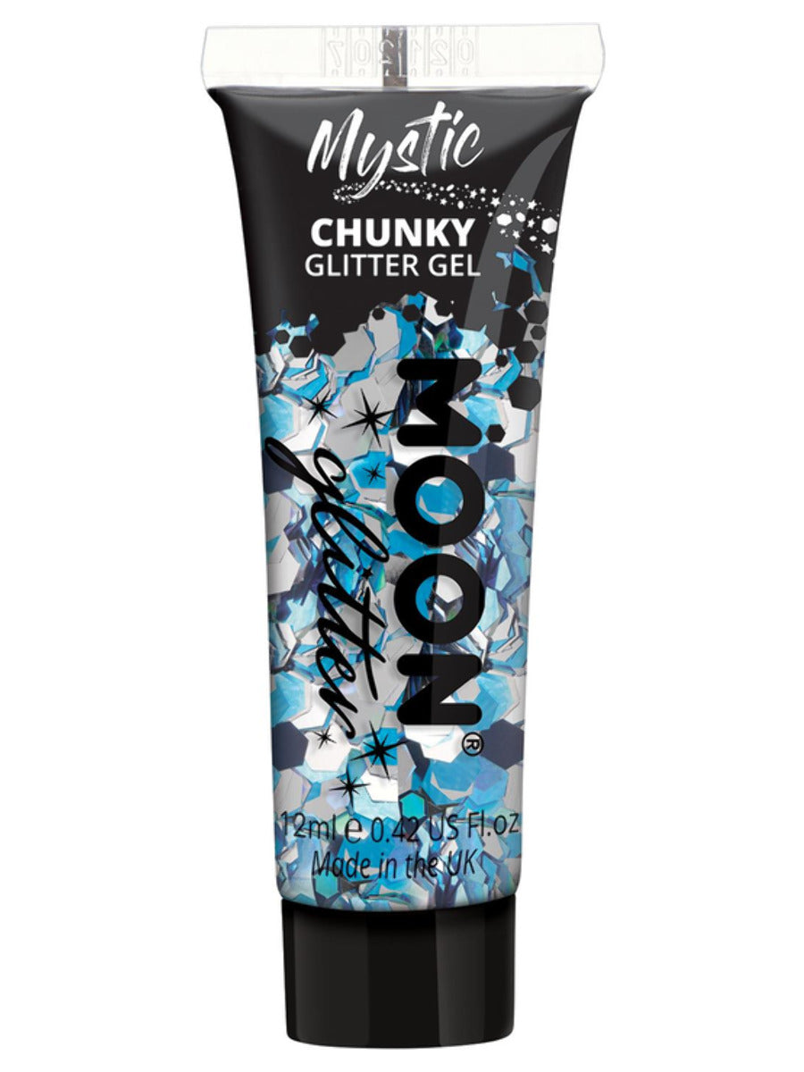 Moon Glitter Mystic Chunky Glitter Gel, Mixed Colours, Single, 12ml, Frozen