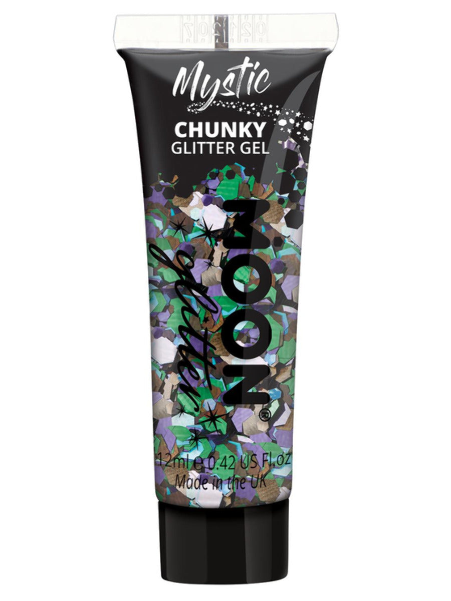 Moon Glitter Mystic Chunky Glitter Gel, Mixed Colours, Single, 12ml, Galaxy