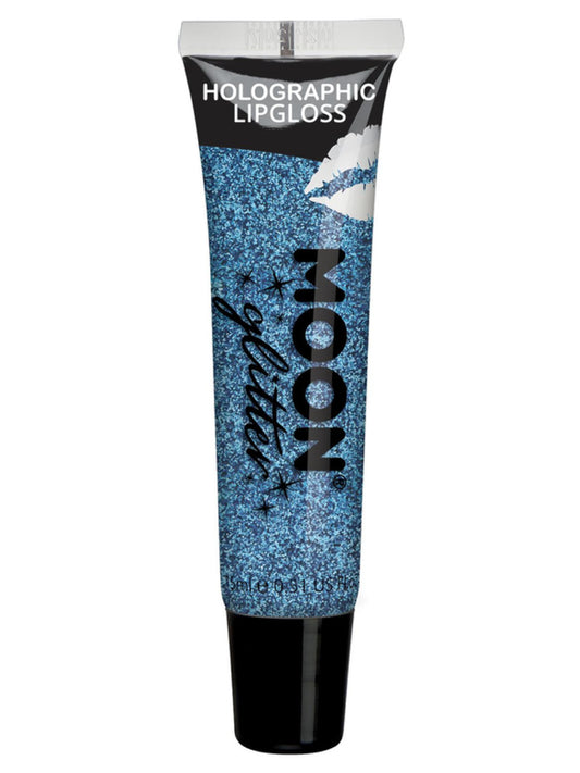 Moon Glitter Holographic Glitter Lipgloss, Blue, Single, 15ml