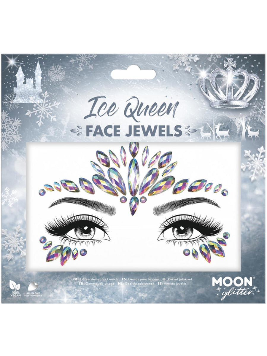 Moon Glitter Face Jewels, Ice Queen